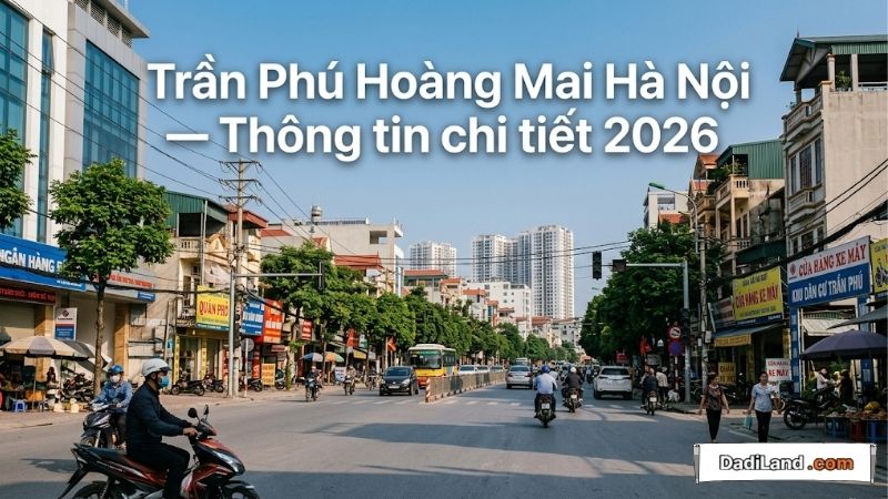 Trần Phú Hoàng Mai Hà Nội — Thông tin chi tiết 2026