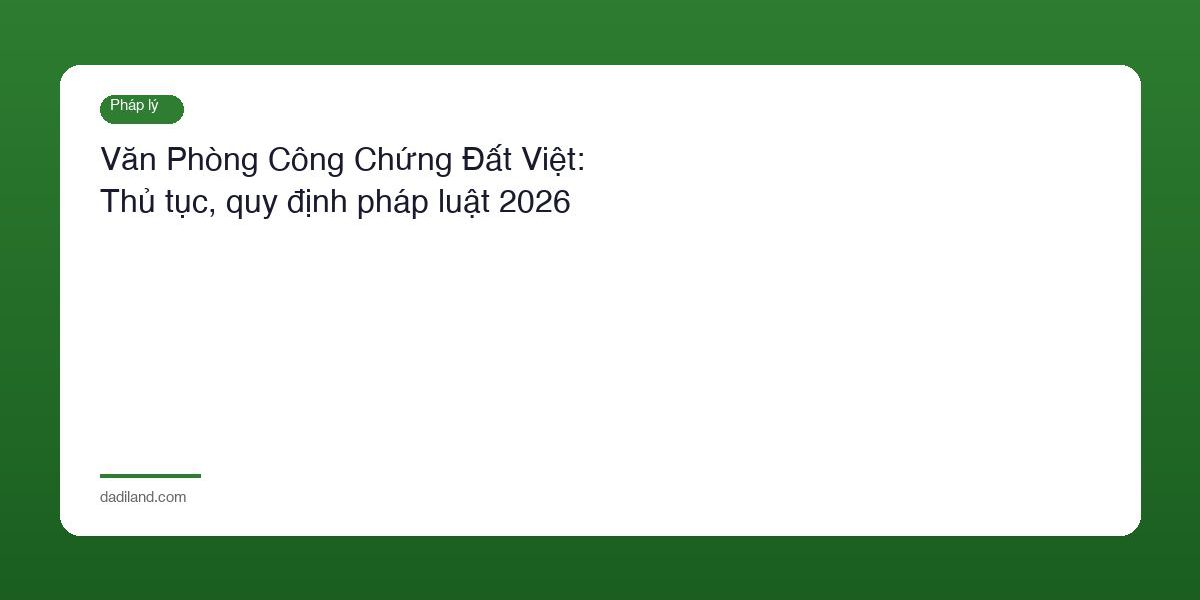 Van Phong Cong Chung Dat Viet