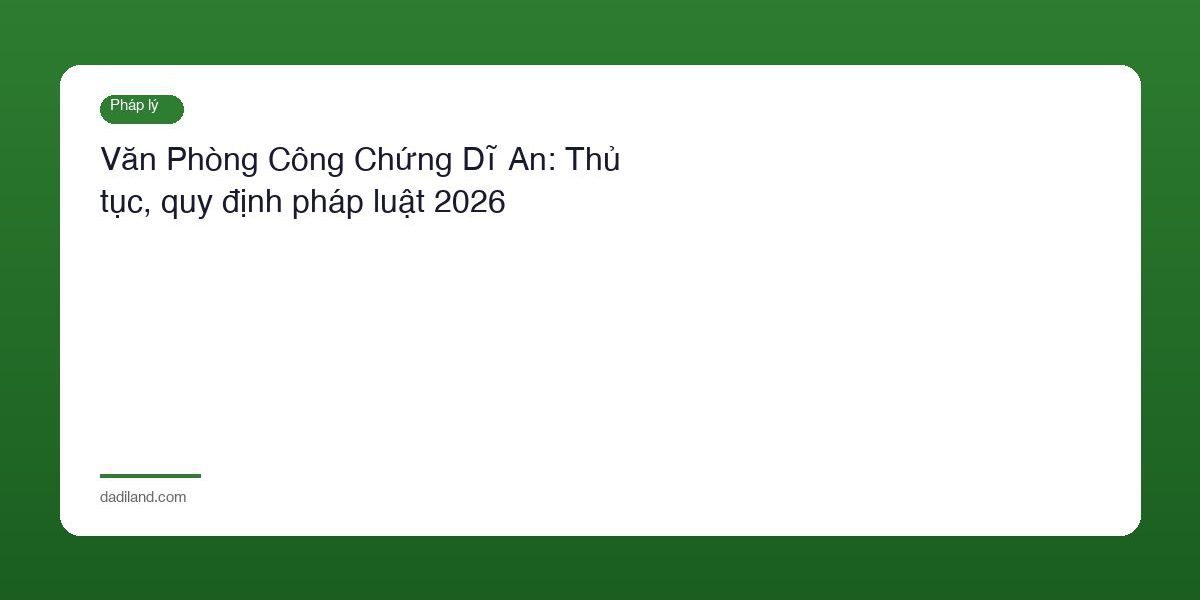 Van Phong Cong Chung Di An