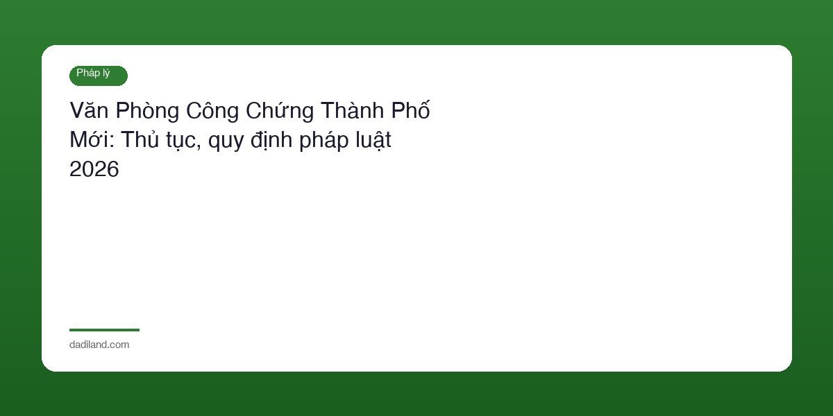 Van Phong Cong Chung Thanh Pho Moi