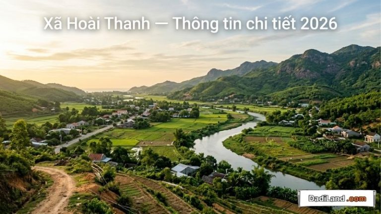 Xã Hoài Thanh — Thông tin chi tiết 2026