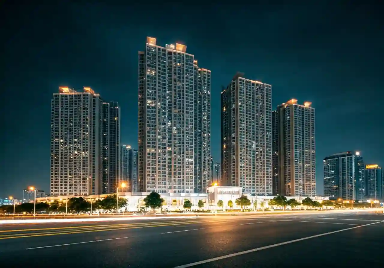 AK Tower Du an can ho tai TPHCM - canh dem