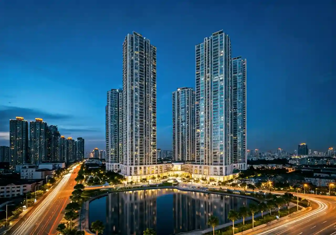 AVA Center Du an can ho tai TPHCM - canh dem