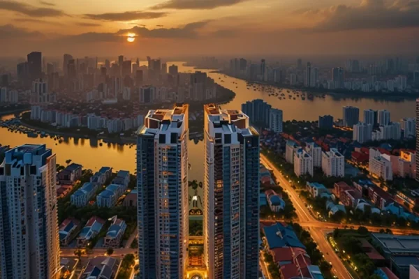 Bất động sản thăng hạng tại “thành phố vạn lễ hội” Van Phuc City