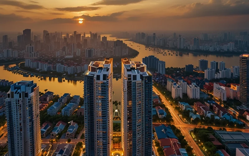 Bất động sản thăng hạng tại “thành phố vạn lễ hội” Van Phuc City