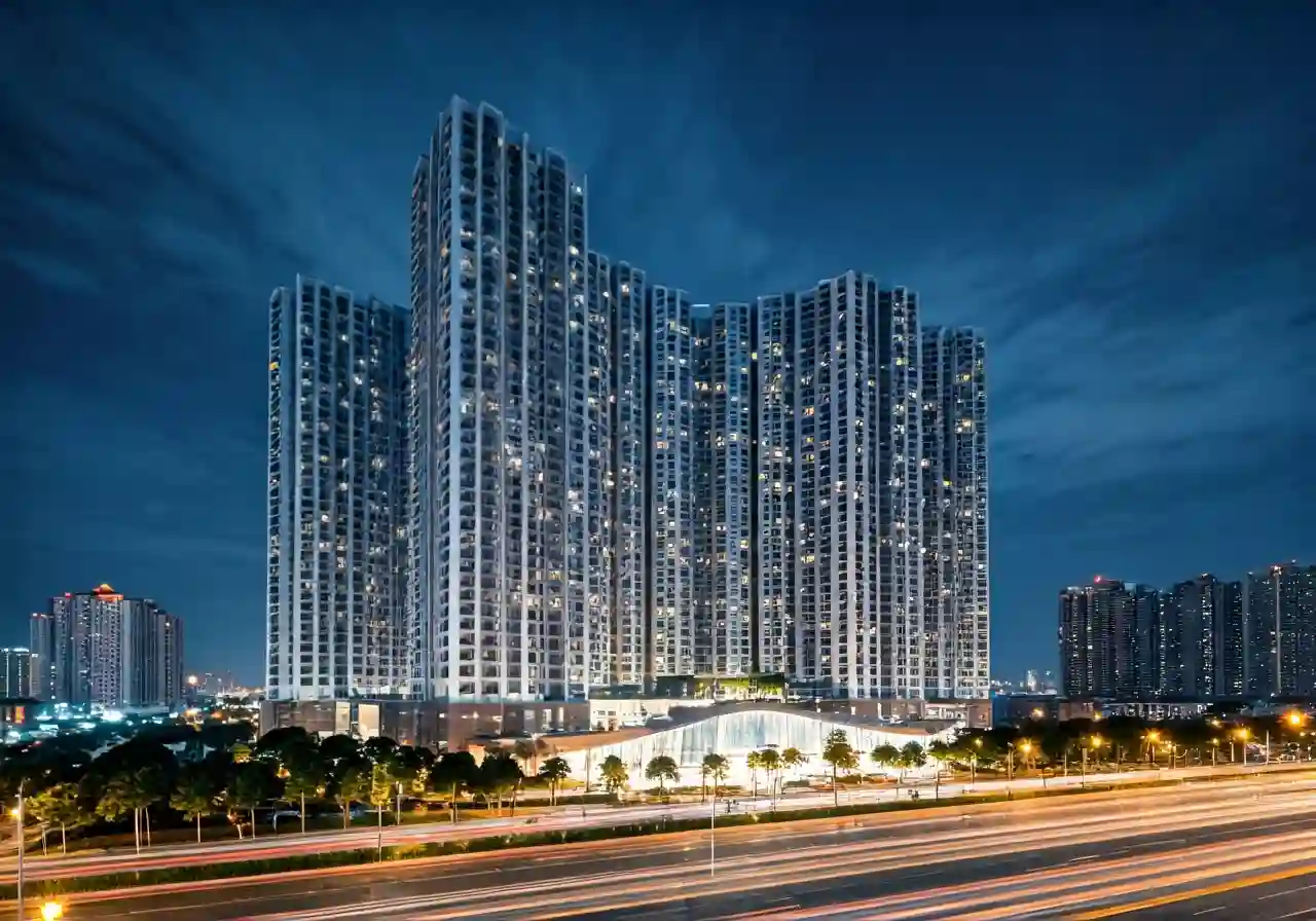 Bcons NewSky Du an can ho tai TPHCM - canh dem