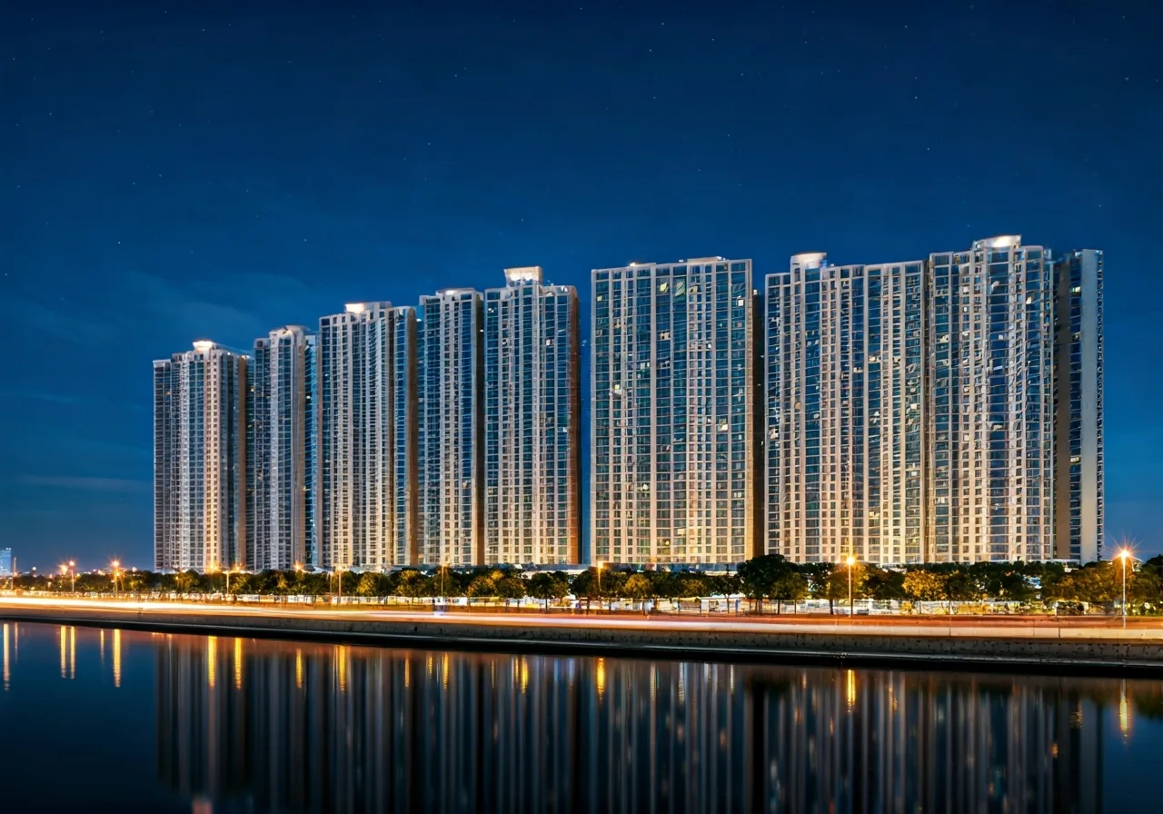 Caraworld Cam Ranh Khu phuc hop du lich nghi duong tai Khanh Hoa - canh dem
