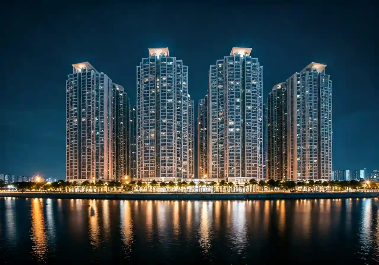 Centa Riverside Du an khu do thi tai Bac Ninh - canh dem