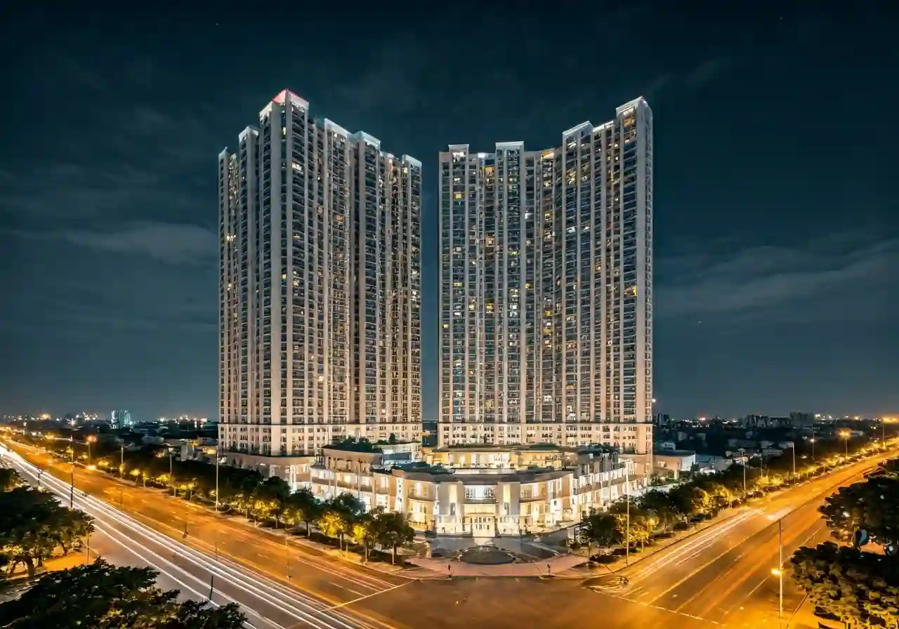 Chung cu 273 Tay Son Quan Dong Da Ha Noi - canh dem
