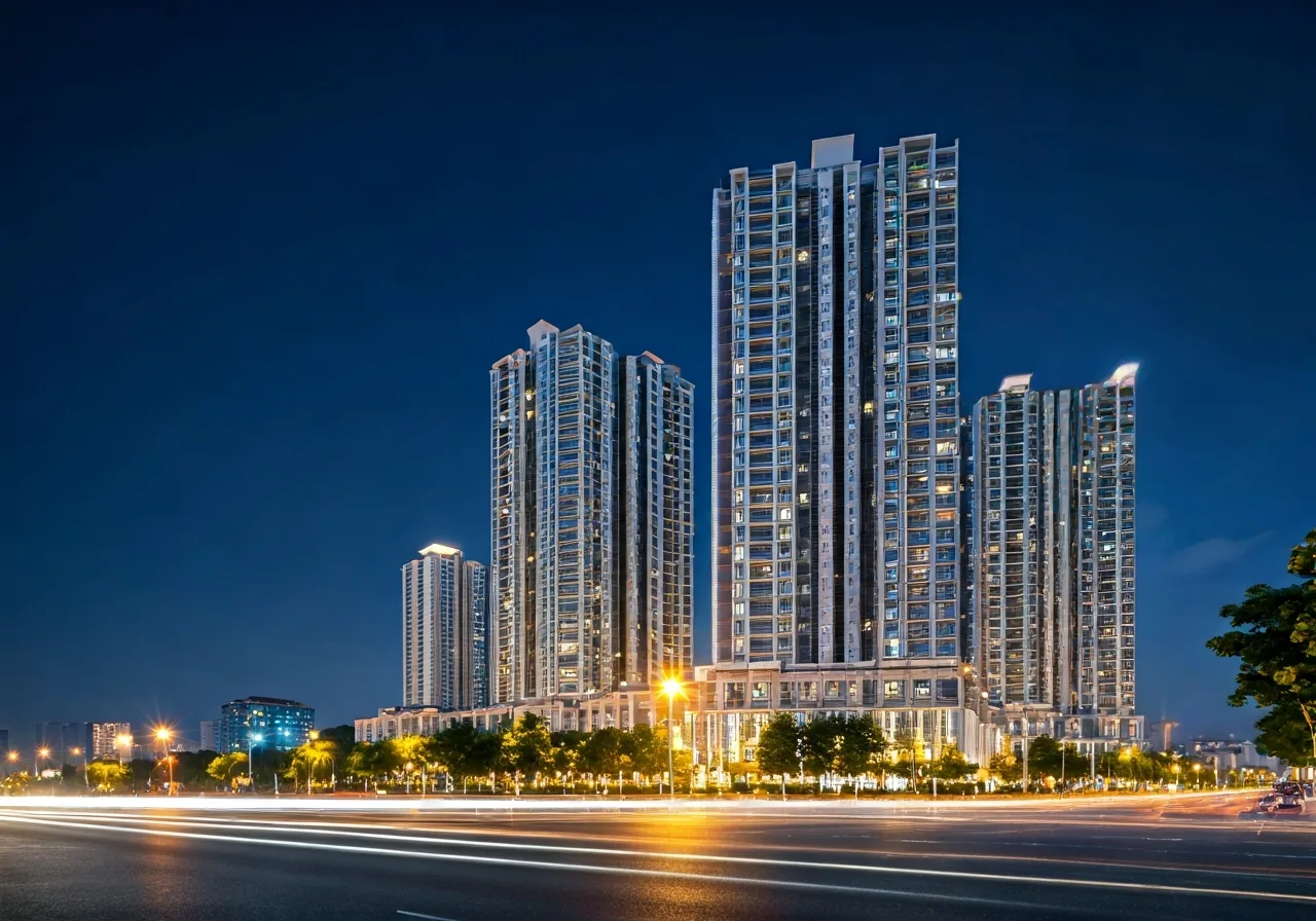 Chung cu 6th Element Quan Tay Ho Ha Noi - canh dem