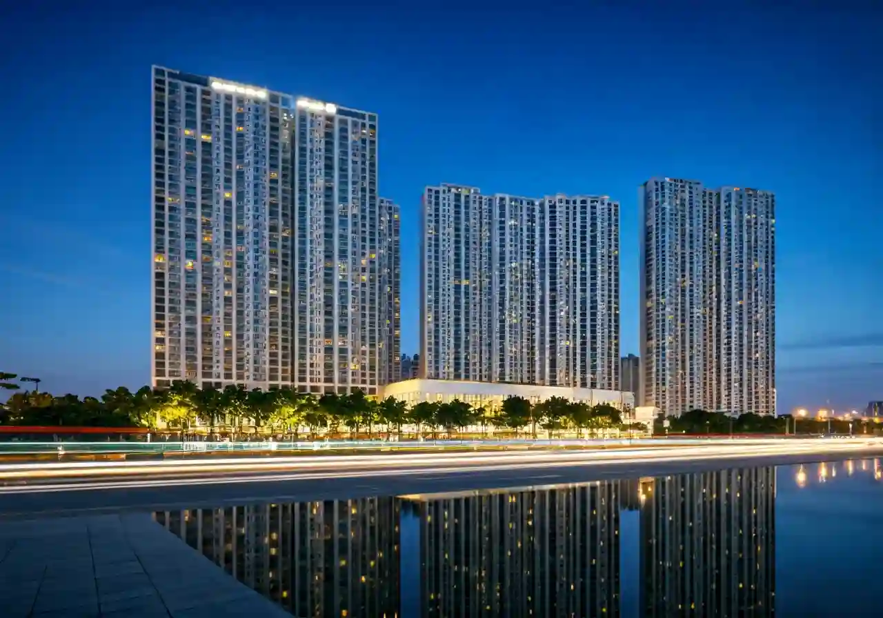 Chung cu 789 Xuan Dinh - canh dem