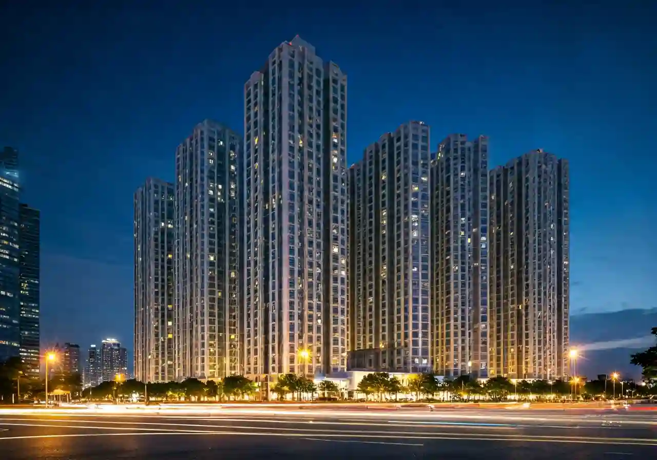 Chung cu A12 Nguyen Xien - canh dem