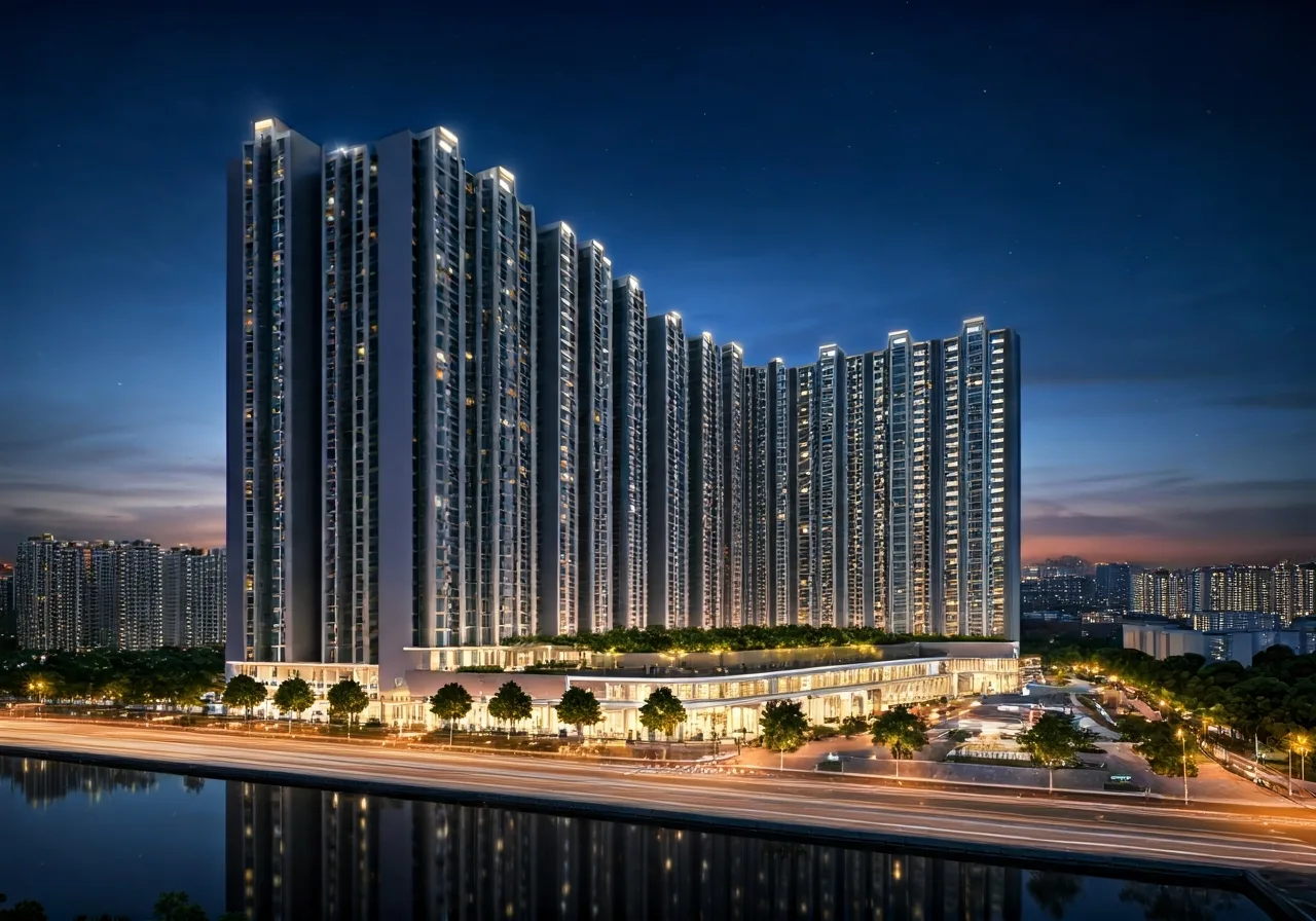 Chung cu A63 Bo Cong An - canh dem