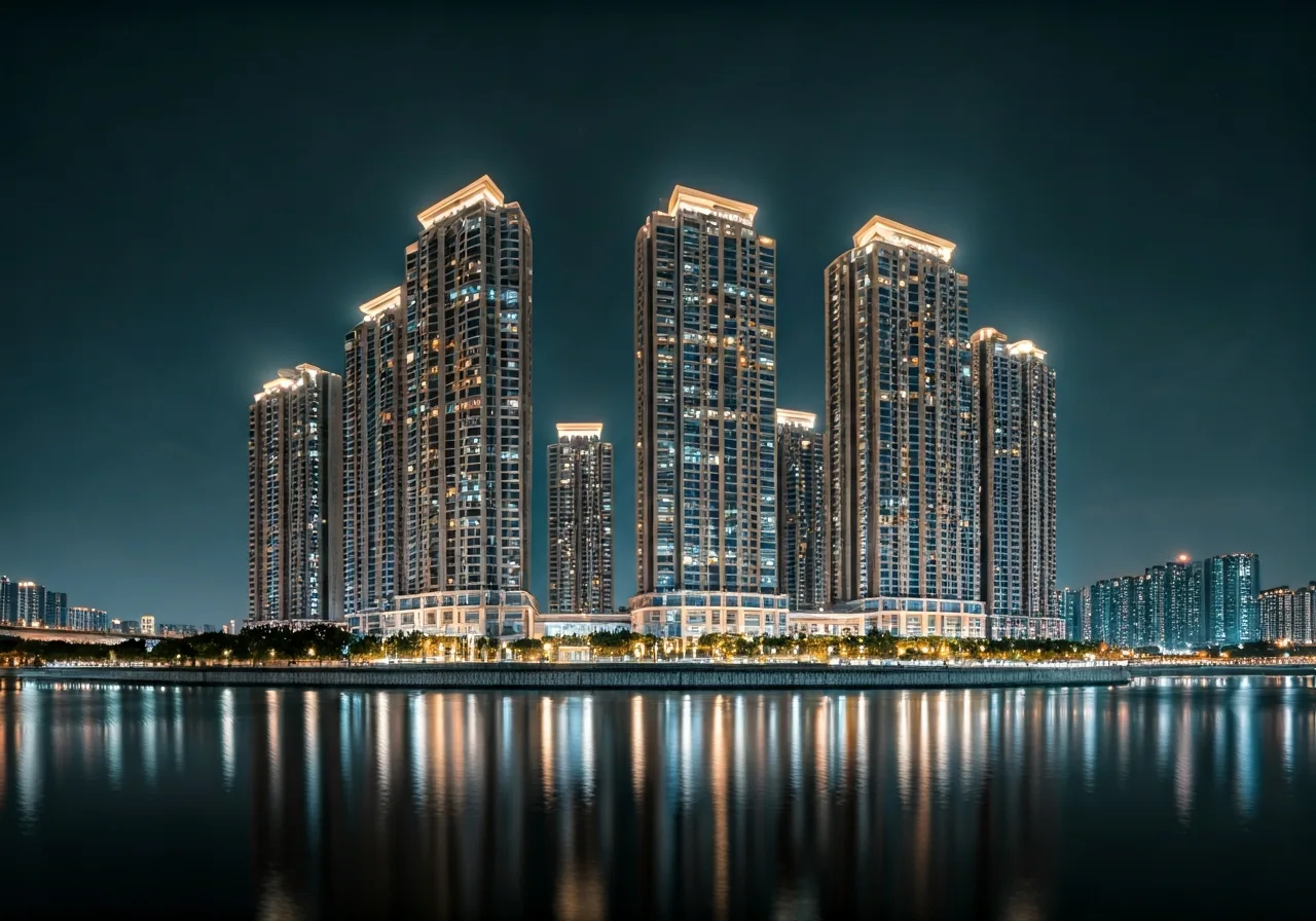 Chung cu Amber Riverside - canh dem