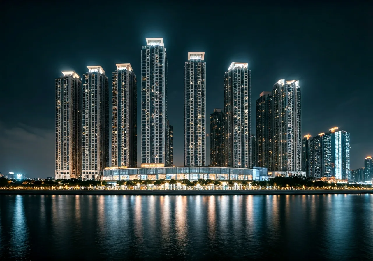 Chung cu AQH Riverside - canh dem