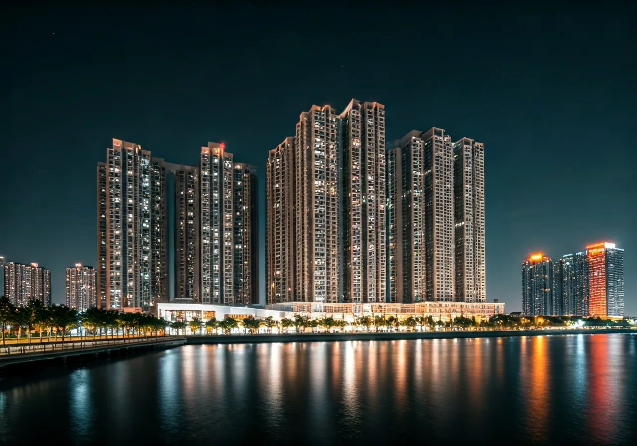Chung cu Ardora City - canh dem