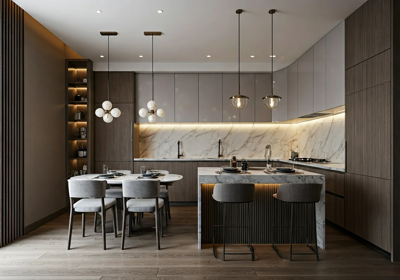 Chung cu AZ Lam Vien Complex - thiet ke bep