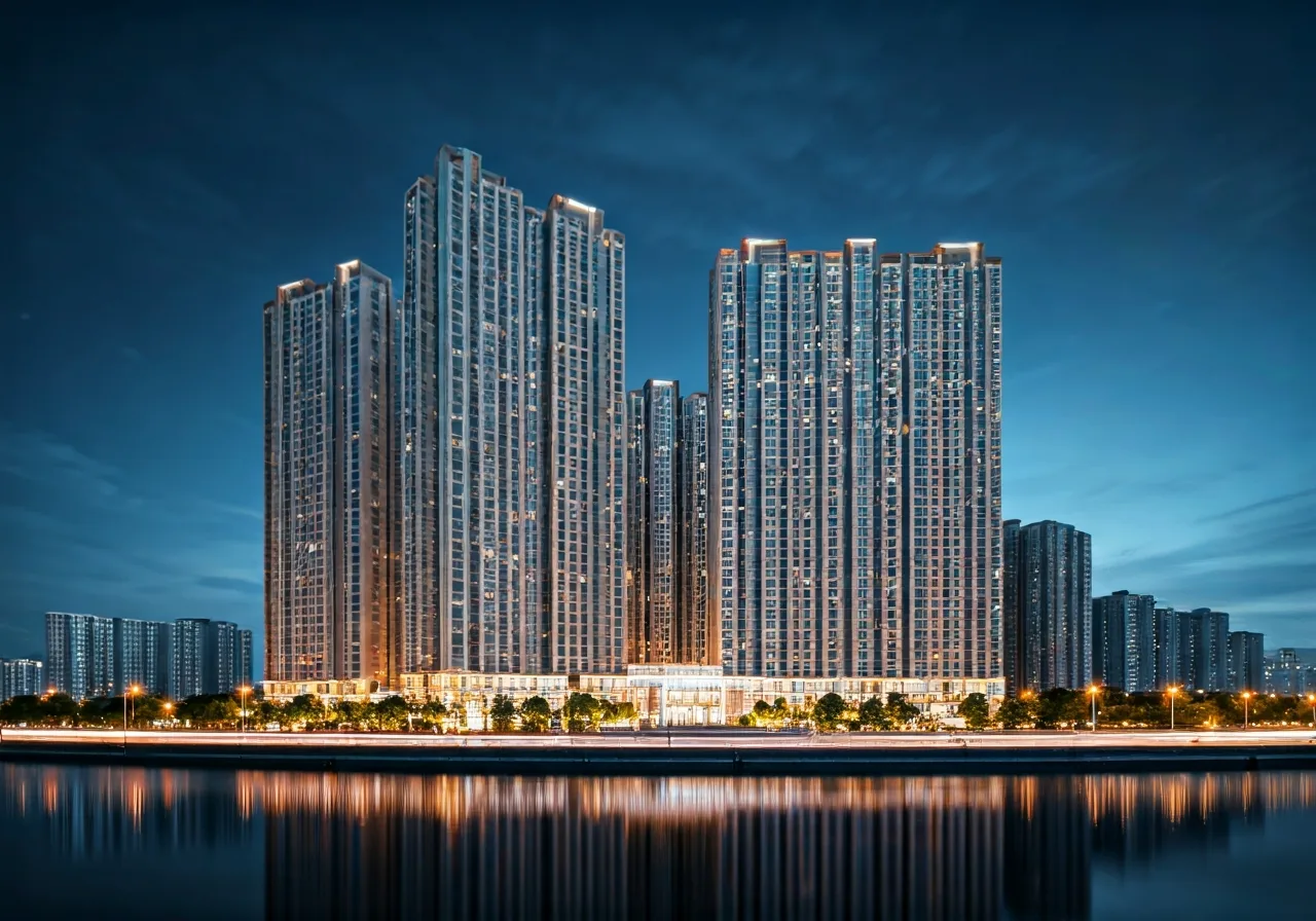 Chung cu AZ Lam Vien Complex - canh dem