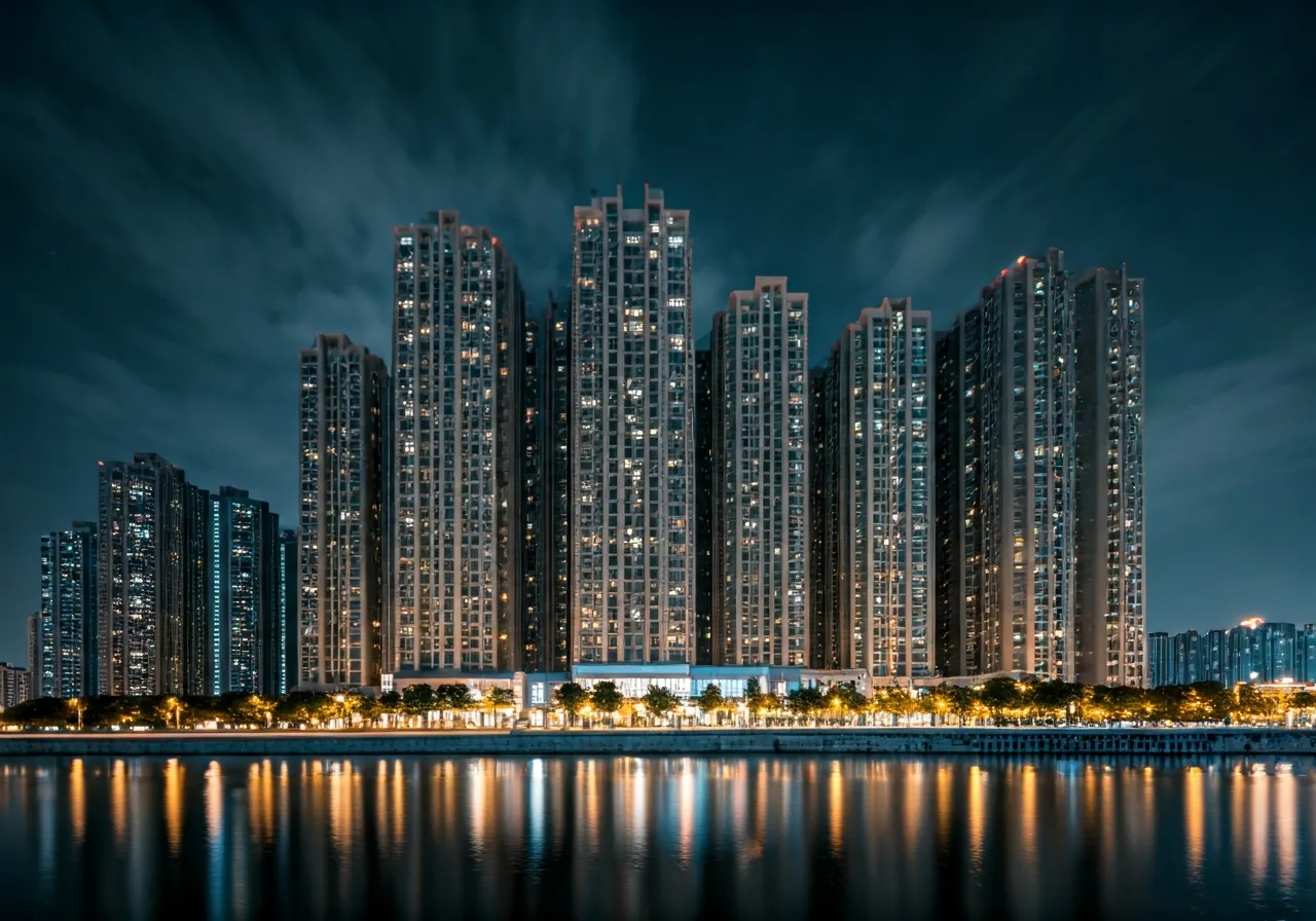 Chung cu BID Residence - canh dem