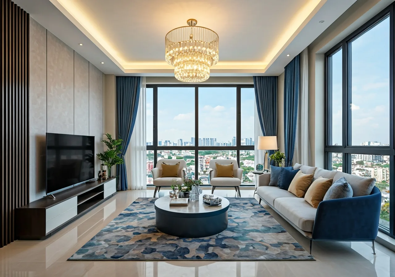 Chung cu Blue Star Huyen Gia Lam Ha Noi - noi that can ho