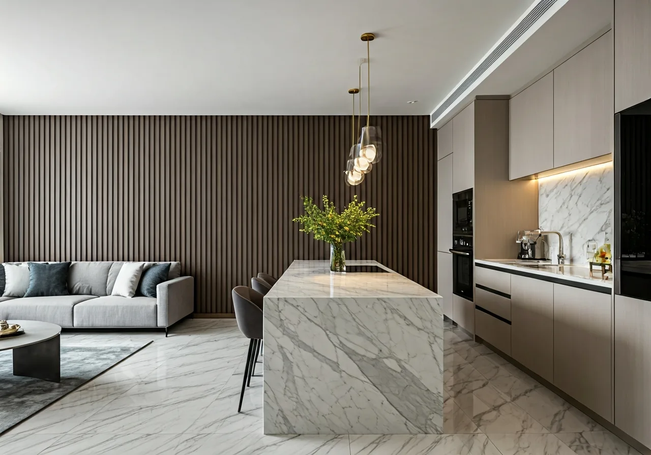 Chung cu BRG Park Residence - thiet ke bep