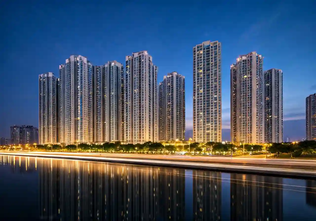 Chung cu Cau Dien Complex - canh dem
