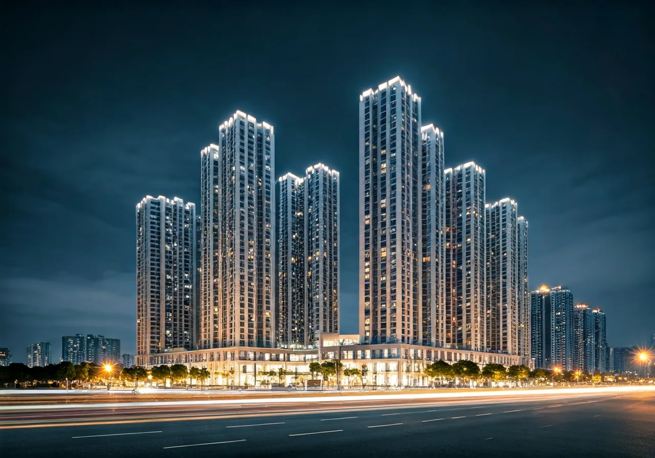Chung cu Cau Giay Center Point - canh dem