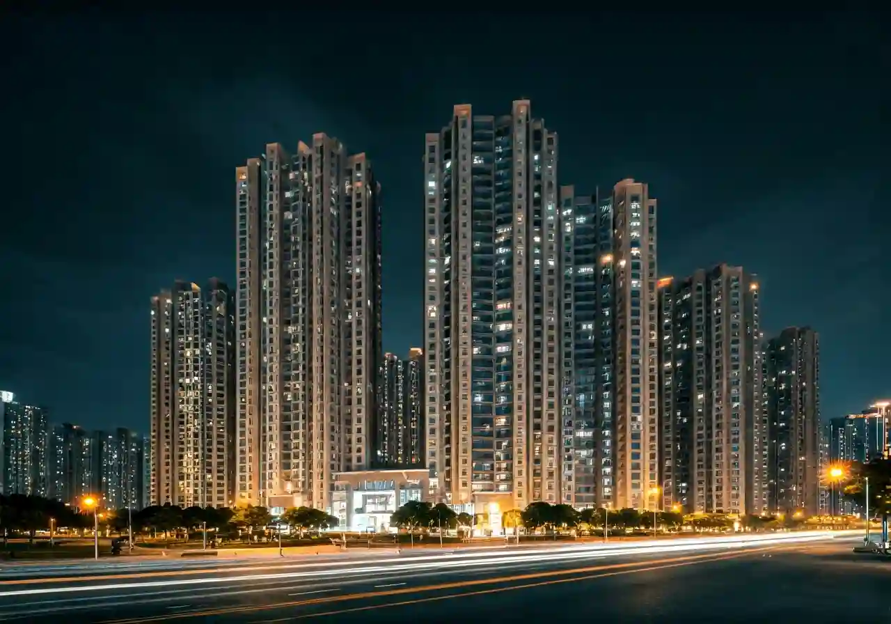 Chung cu CC2 Residence - canh dem
