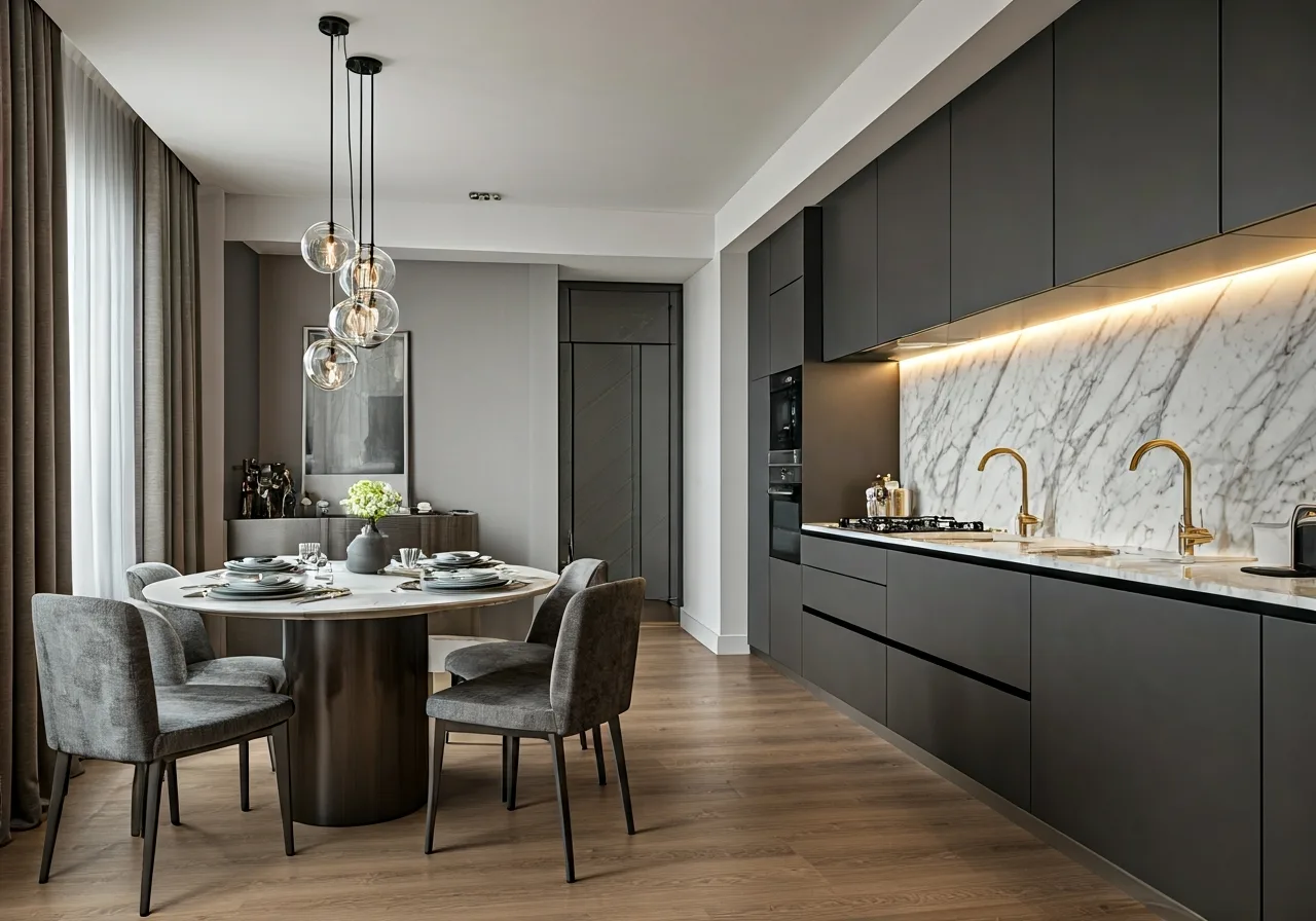 Chung cu Chelsea Residences - thiet ke bep