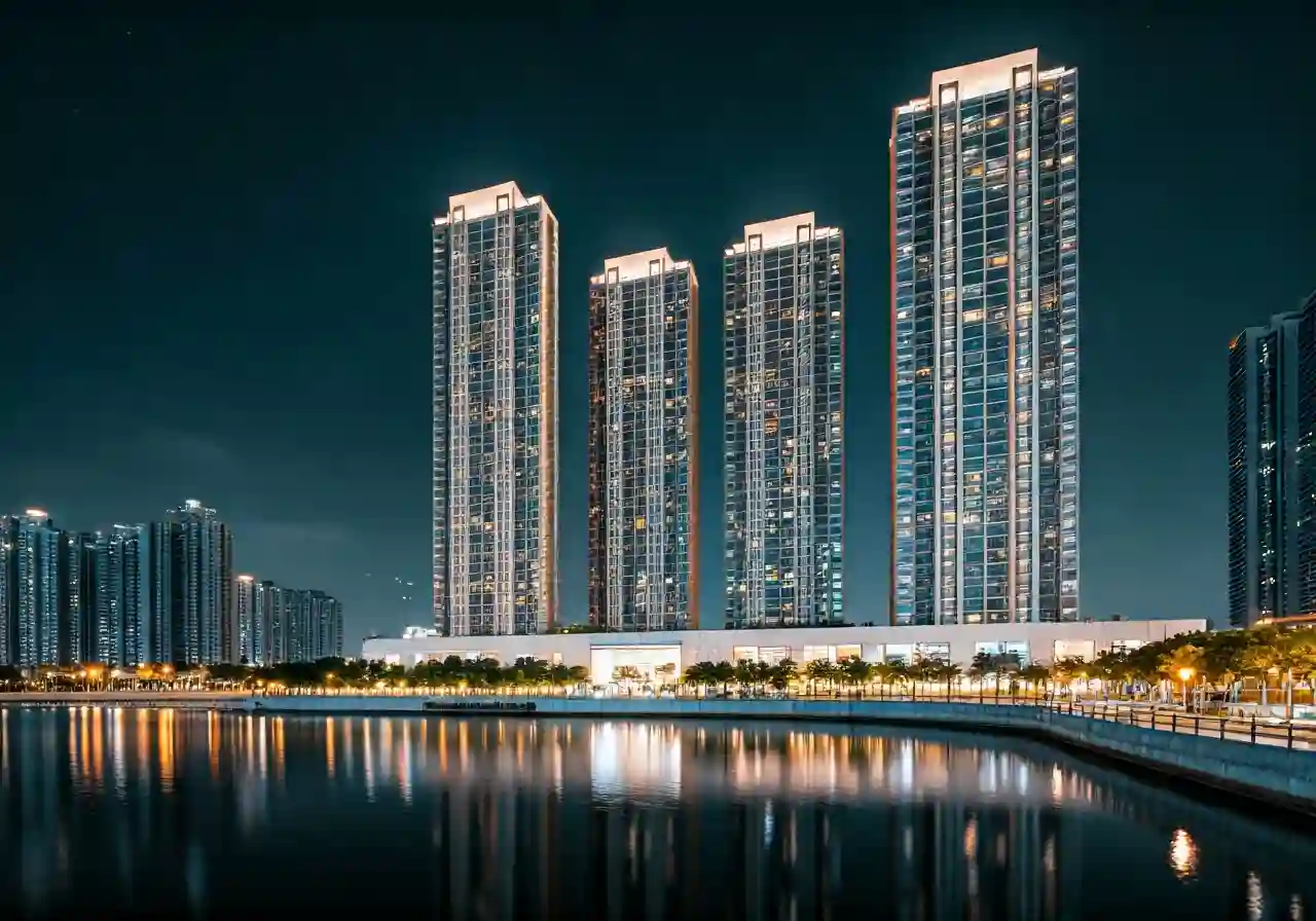 Chung cu Comatce Tower - canh dem
