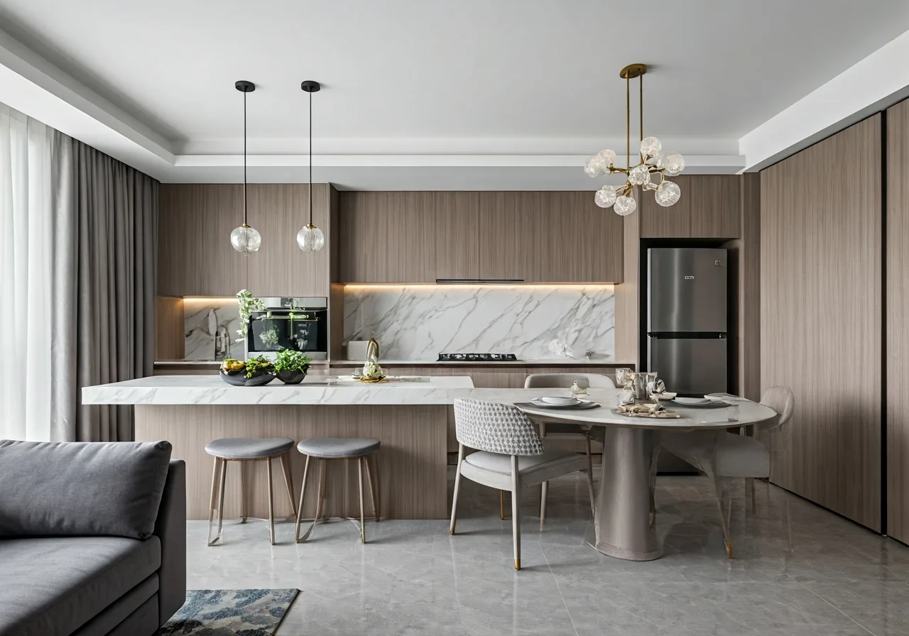 Chung cu CT1 Trung Van - thiet ke bep