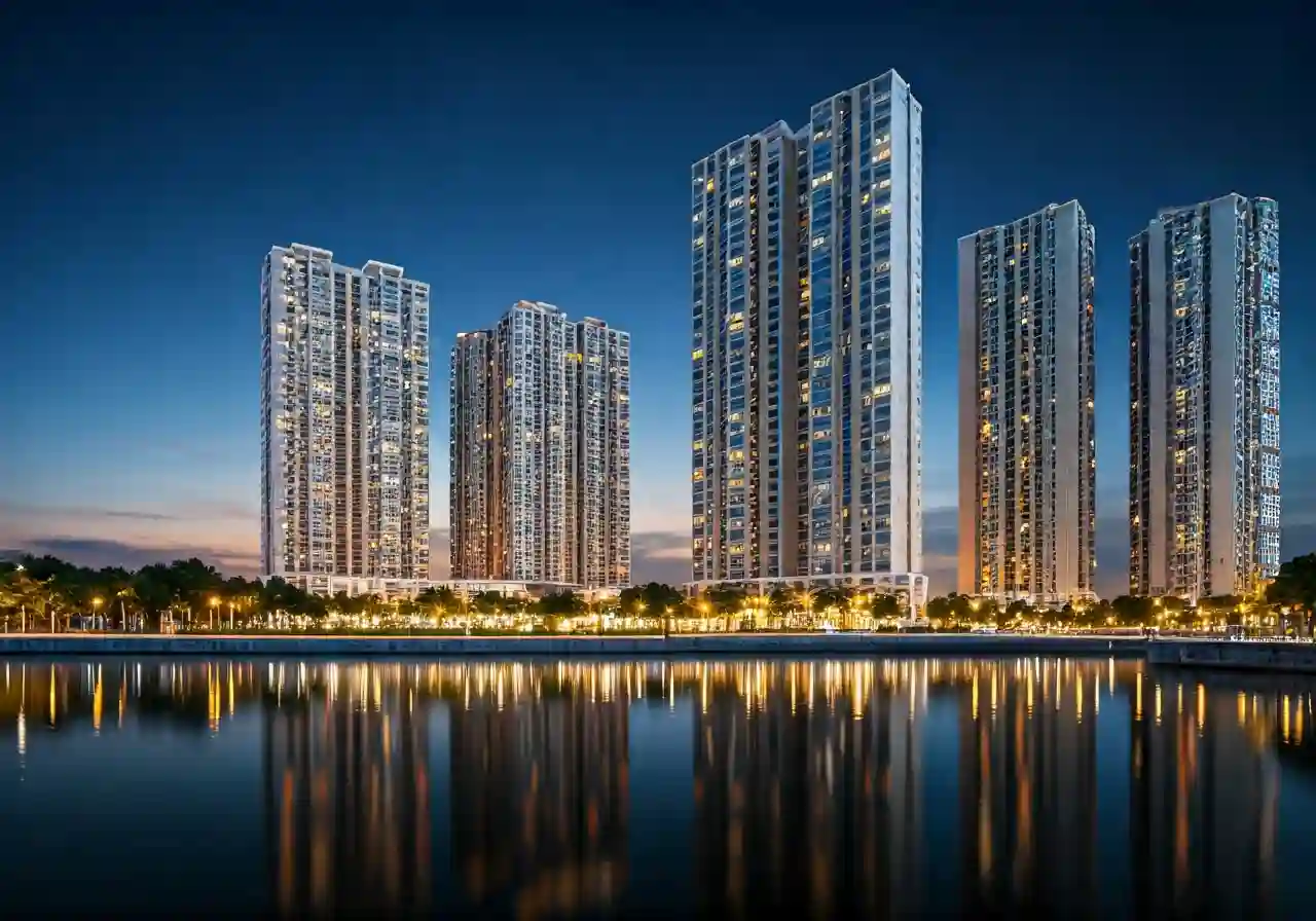Chung cu CT1A CT1B Nghia Do - canh dem