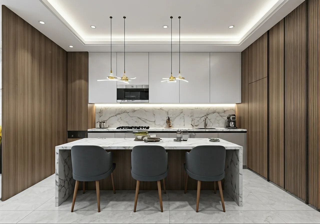 Chung cu CT2 Trung Van - thiet ke bep