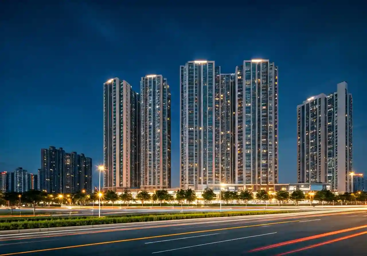 Chung cu CT2 Trung Van - canh dem