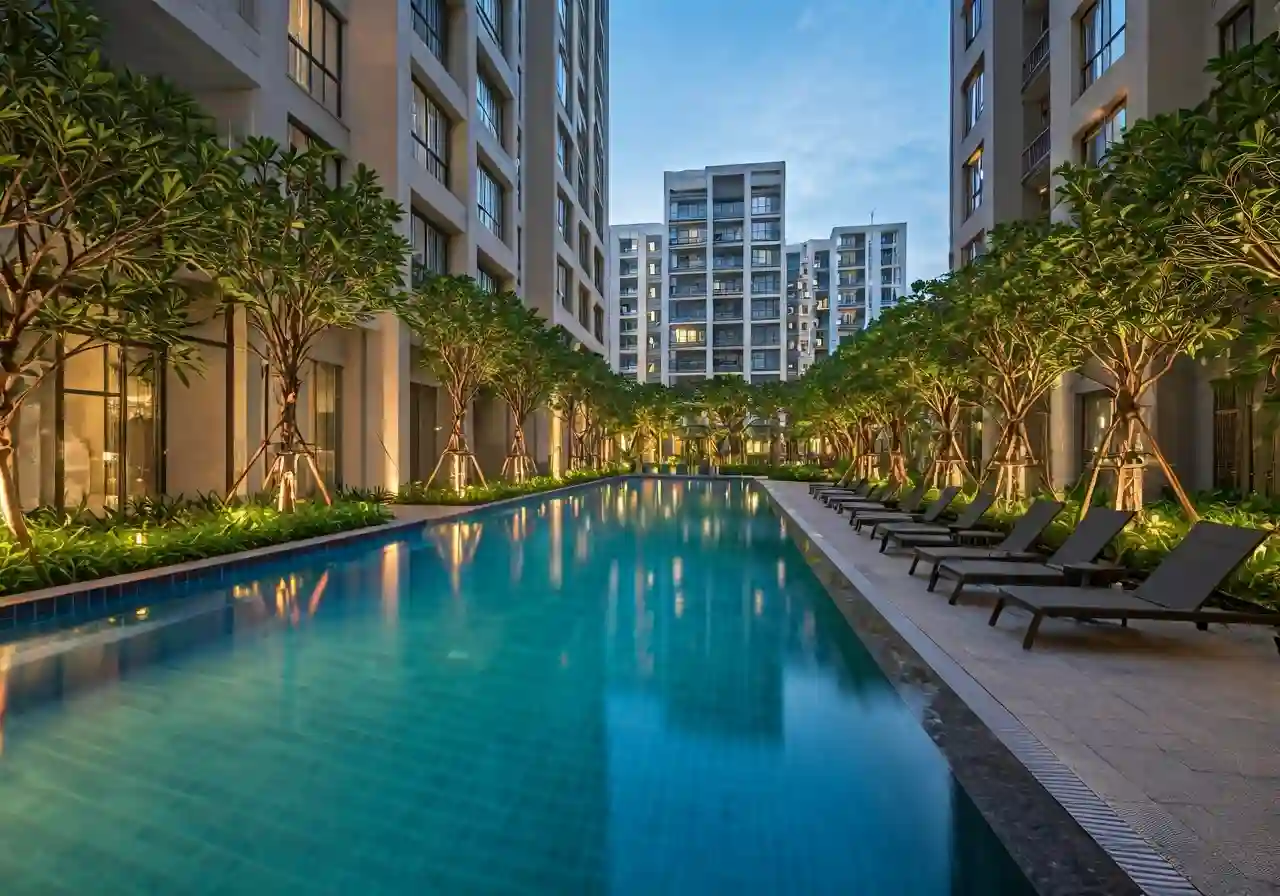 Chung cu CT3 Tay Nam Linh Dam - tien ich du an