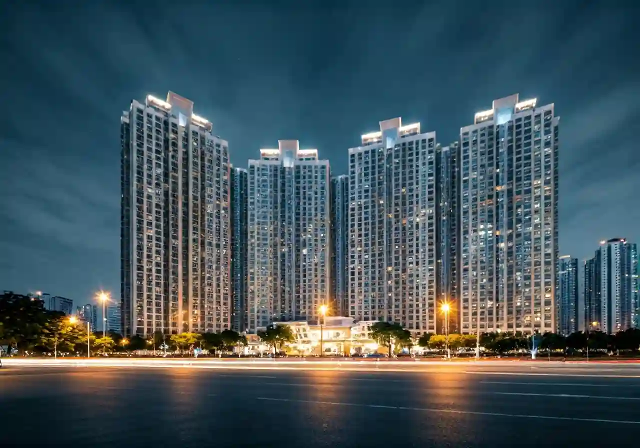 Chung cu CT5 Thinh Liet - canh dem