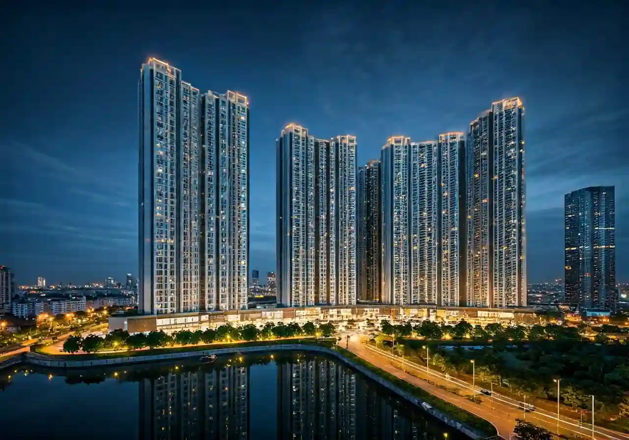 Chung cu CT7 Thinh Liet - canh dem