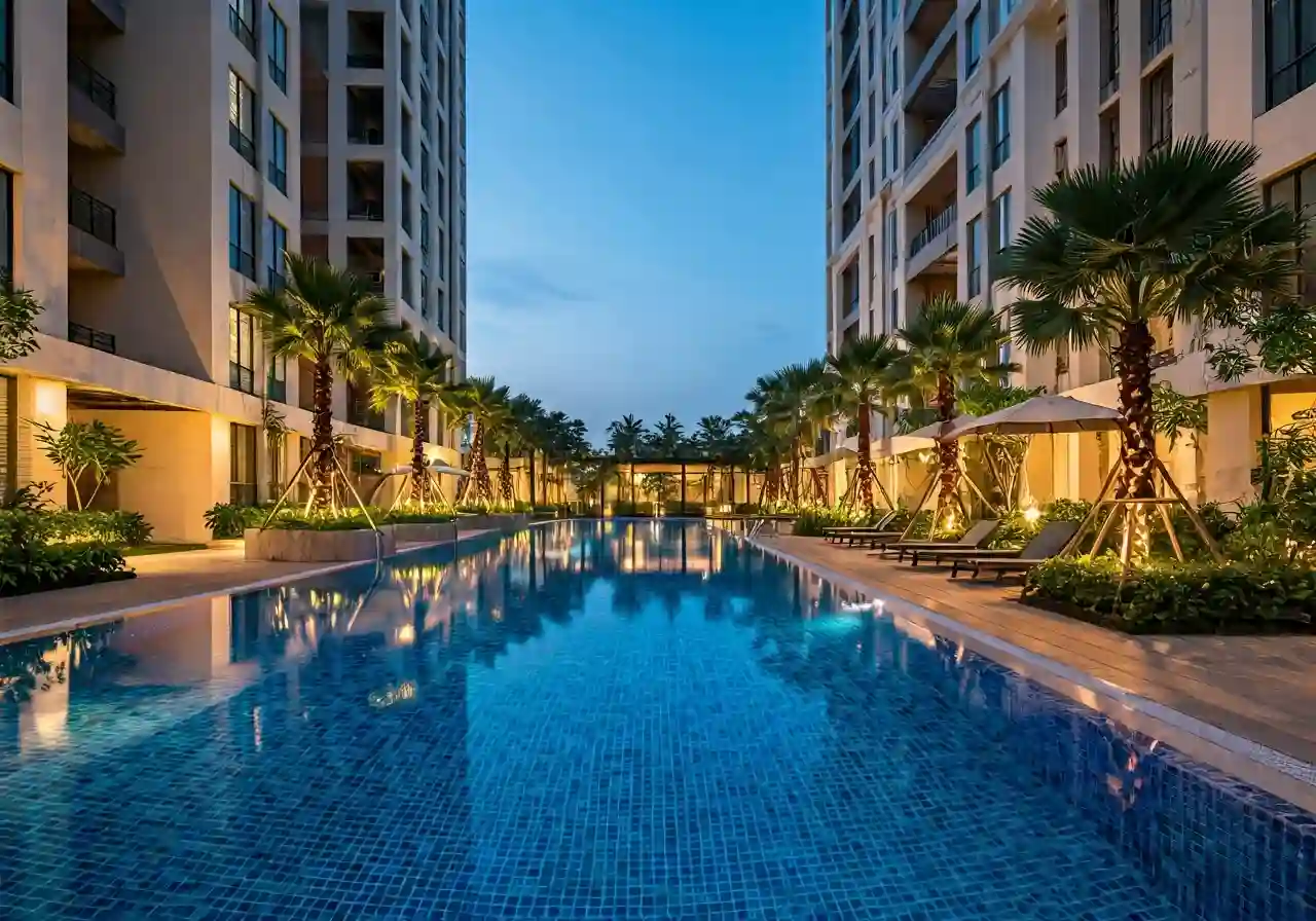 Chung cu D1CT2 Tay Nam Linh Dam - tien ich du an
