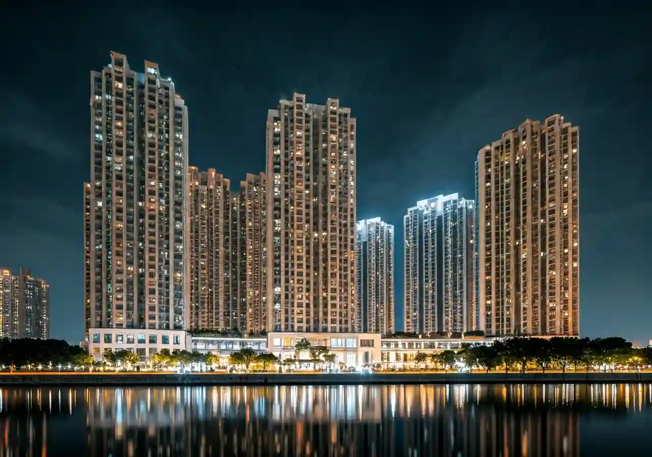 Chung cu Den Lu Residence - canh dem