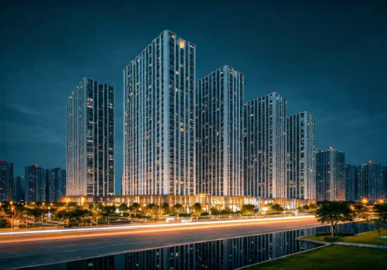 Chung cu Dinh Cong Plaza - canh dem