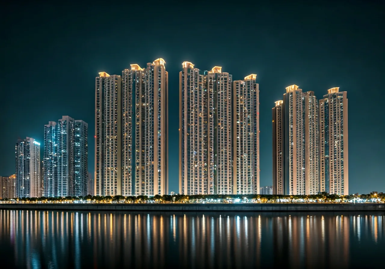 Chung cu Dolphin Plaza - canh dem