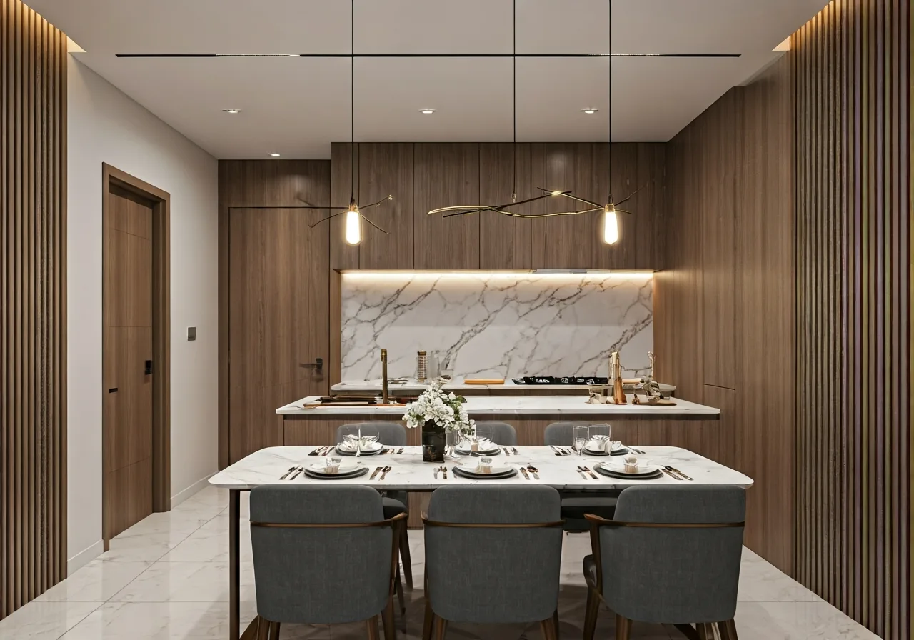 Chung cu Dong Do Residence - thiet ke bep
