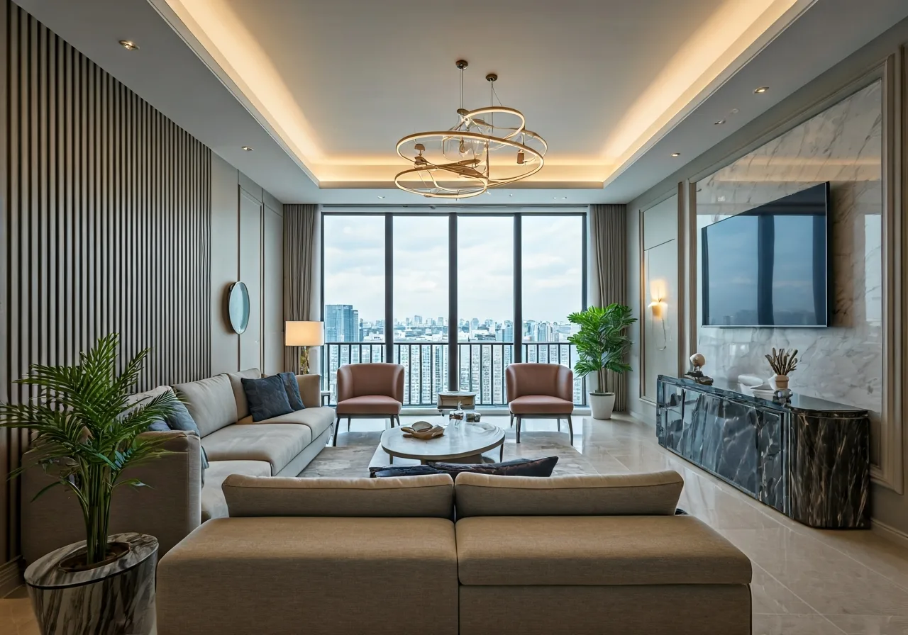 Chung cu Duc Giang Residence - noi that can ho