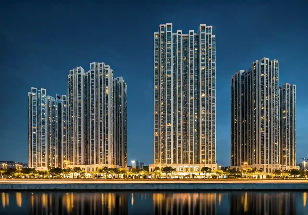 Chung cu Ecity Phu Dien - canh dem