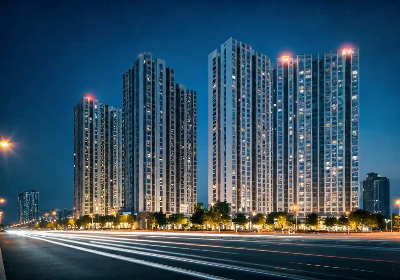 Chung cu Ecohome Phuc Loi - canh dem