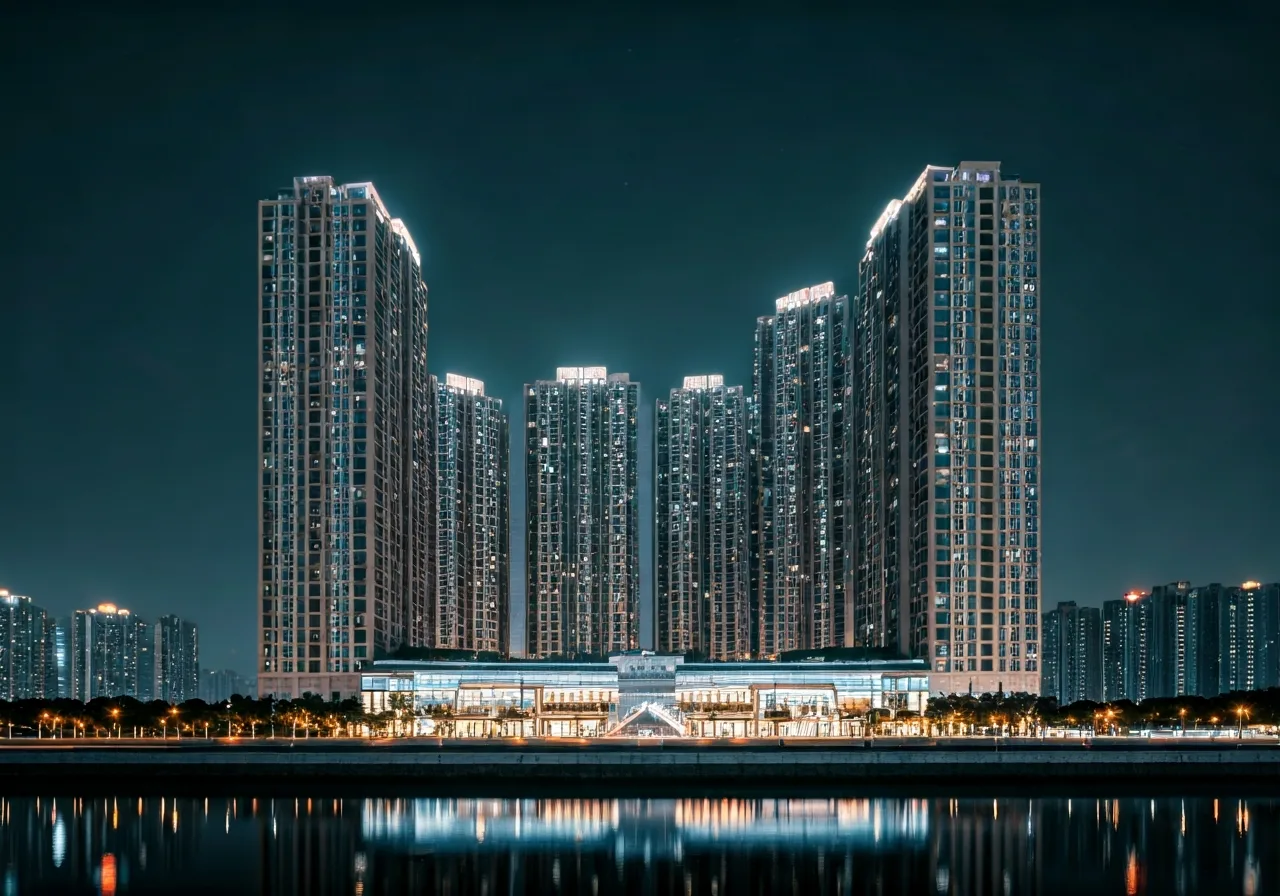 Chung cu EcoLife Capitol - canh dem