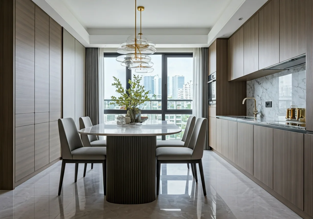 Chung cu Elite Tower Quan Ha Dong Ha Noi - thiet ke bep