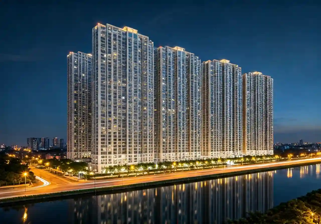 Chung cu Epic Tower Quan Cau Giay Ha Noi - canh dem