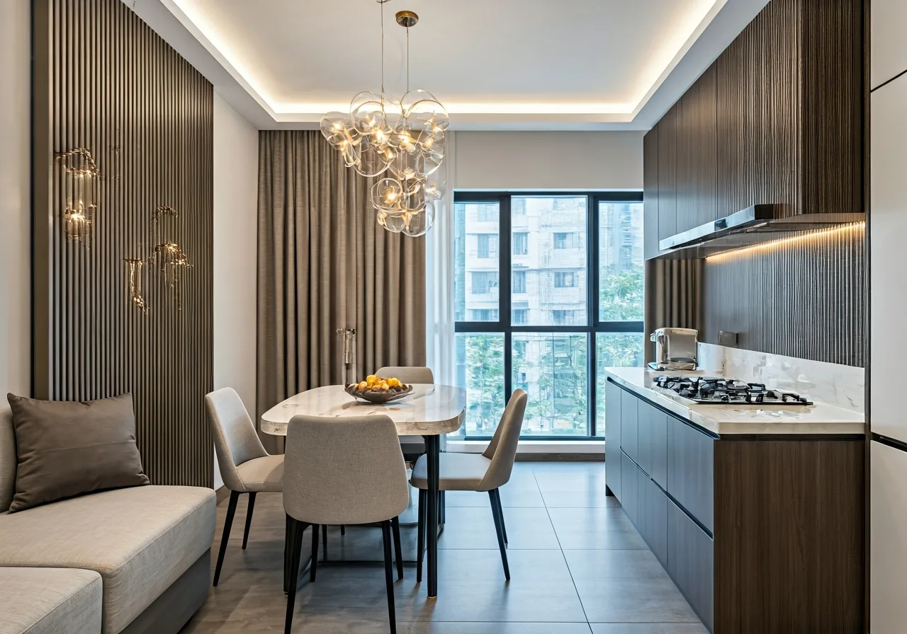 Chung cu Eurowindow Lake City - thiet ke bep