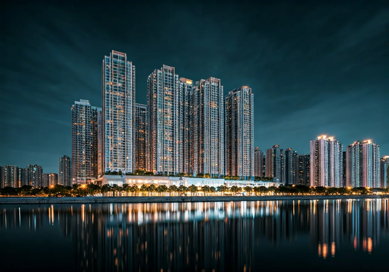 Chung cu FLC Garden City - canh dem